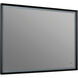 Dusk 48 X 36 inch Black LED Lighted Mirror, Vanita by Oxygen