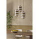 Favo 20.5 inch Brushed Brass Pendant Ceiling Light