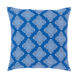 Global Blues 18 X 18 inch Bright Blue/White Pillow Kit, Square