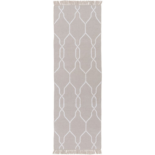 Lagoon 96 X 30 inch Gray and Neutral Indoor Area Rug, PET Yarn