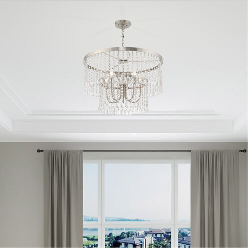 Neptune 5 Light 32 inch Brushed Nickel Bath Vanity Wall Light