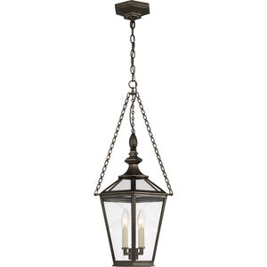 Chapman & Myers Evaline LED 13.5 inch Bronze Lantern Pendant Ceiling Light, Small