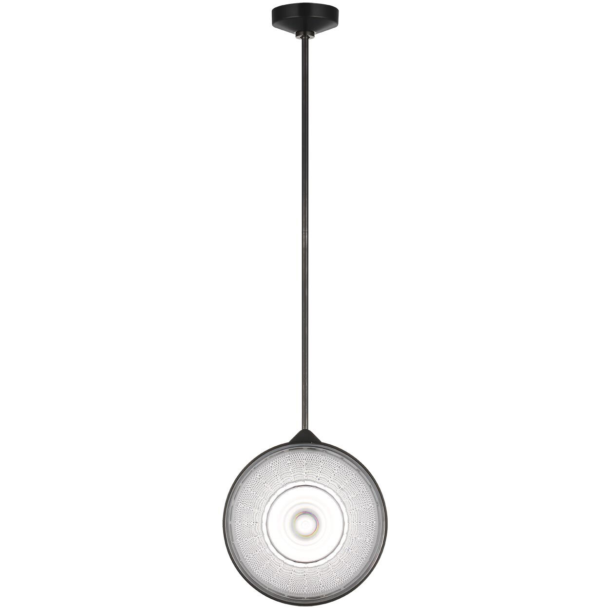 Waterford Copper Coast LED 15 inch Bronze Karo and Olive Cut Pendant Ceiling Light