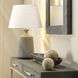 Brenton 30 inch 150.00 watt Grey Table Lamp Portable Light