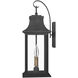Heritage Adair LED 20 inch Aged Zinc with Antique Nickel and Heritage Brass Outdoor Wall Mount Lantern, Medium
