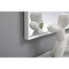 Monet 40 X 30 inch White Wall Mirror