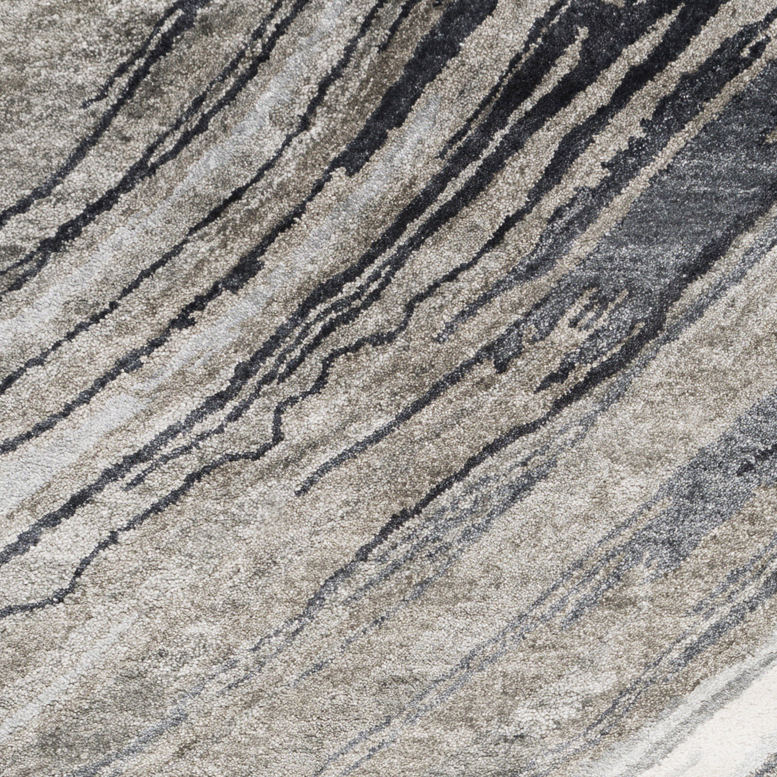 Gemini 96 X 96 inch Charcoal Rug in 8 Ft Square, Square