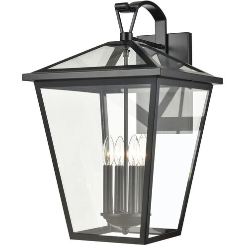 Main Street 4 Light 23 inch Black Outdoor Sconce