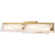 Mingle 2 Light 25.5 inch Satin Brass Bath Vanity Light Wall Light