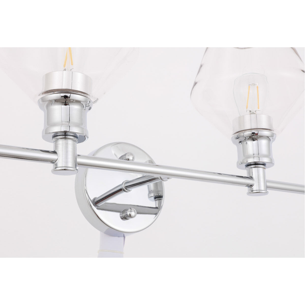 Gene 2 Light 19 inch Chrome Wall sconce Wall Light