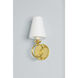 Haverford 1 Light 5 inch Aged Brass Wall Sconce Wall Light