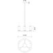 Revolve 6 Light 18.63 inch Clear Glass and Natural Brass Chandelier Ceiling Light