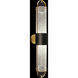 Fine Art Bond LED 6 inch Black/Gold Sconce Wall Light in Diamond Blanket Studio Glass 926450-21ST - Open Box