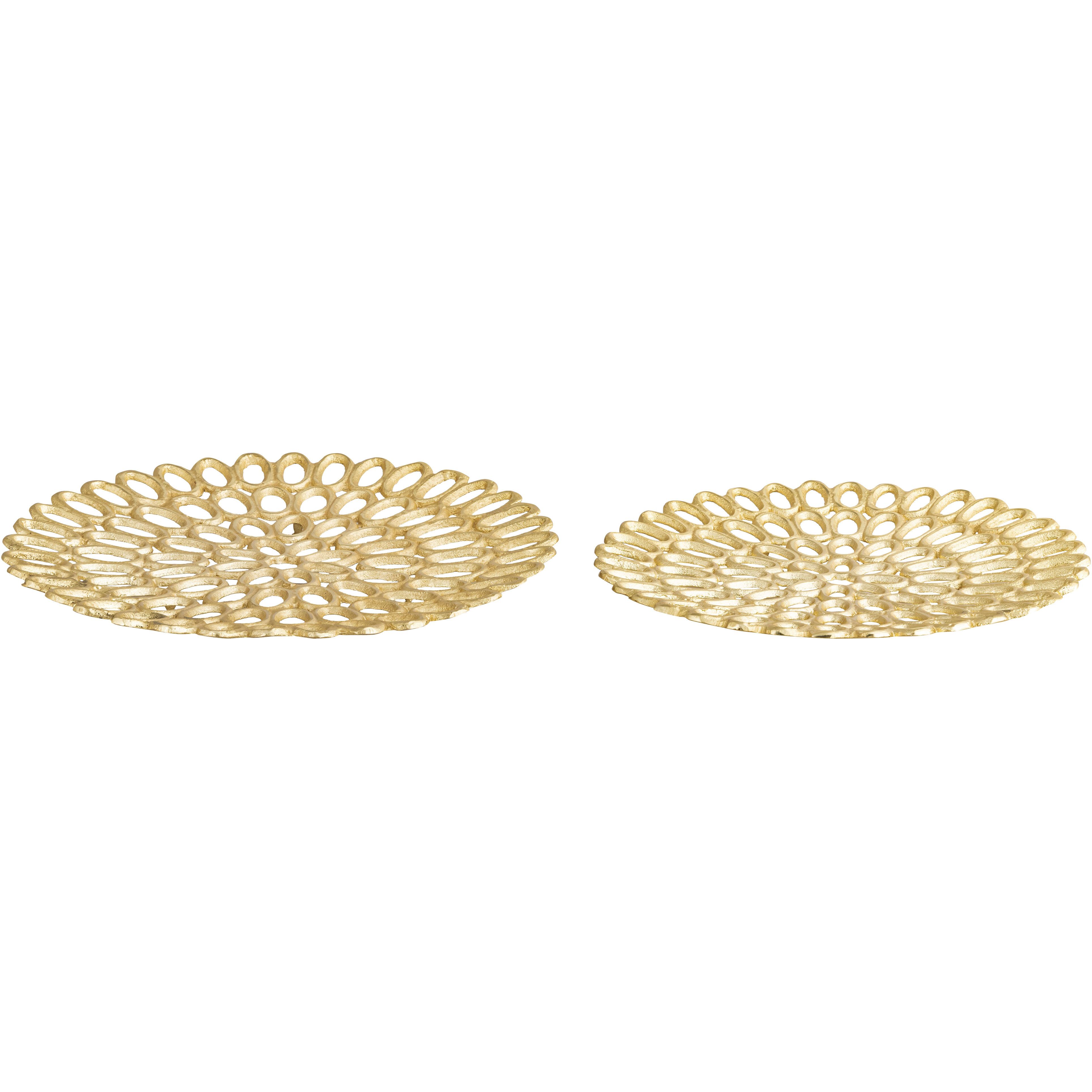 Regina Gold Tray, Set of 2