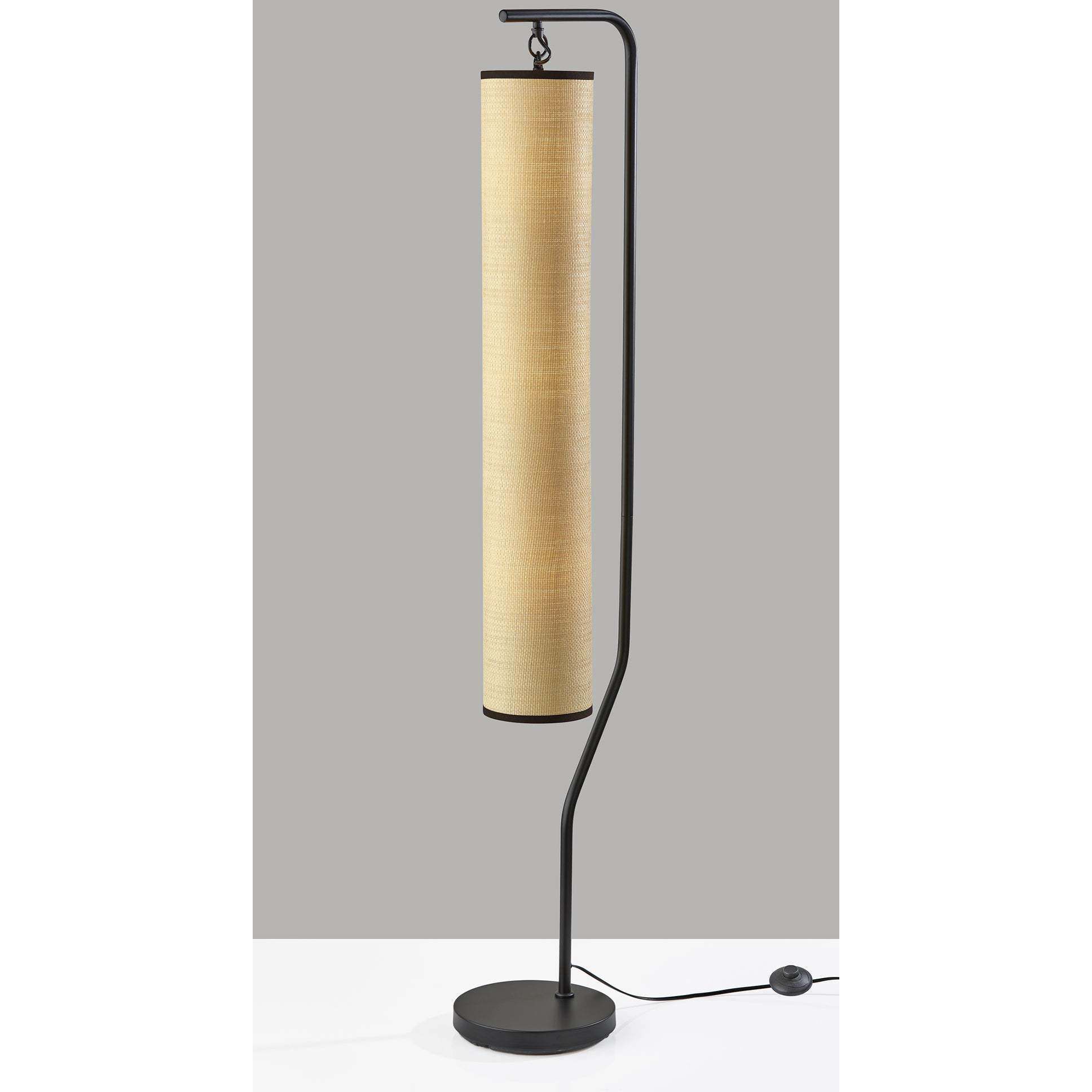 Lyons 61 inch 40.00 watt Black Floor Lamp Portable Light