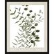 Florals Collection Dark Espresso Wood Framed Art