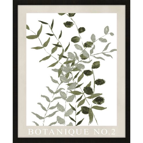 Florals Collection Dark Espresso Wood Framed Art