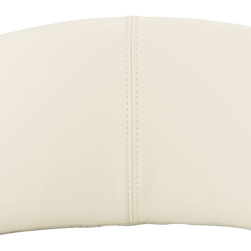 Joshua 35.4 inch Walnut and Cream Counter Stool