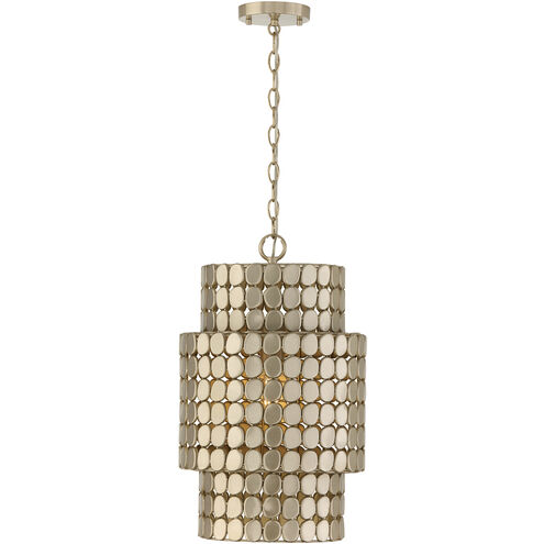 Eliana 1 Light 13 inch Champagne Brass Pendant Ceiling Light