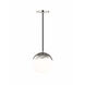 Ella 1 Light 8 inch Polished Nickel Pendant Ceiling Light