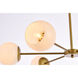Briggs 6 Light 36 inch Brass Pendant Ceiling Light