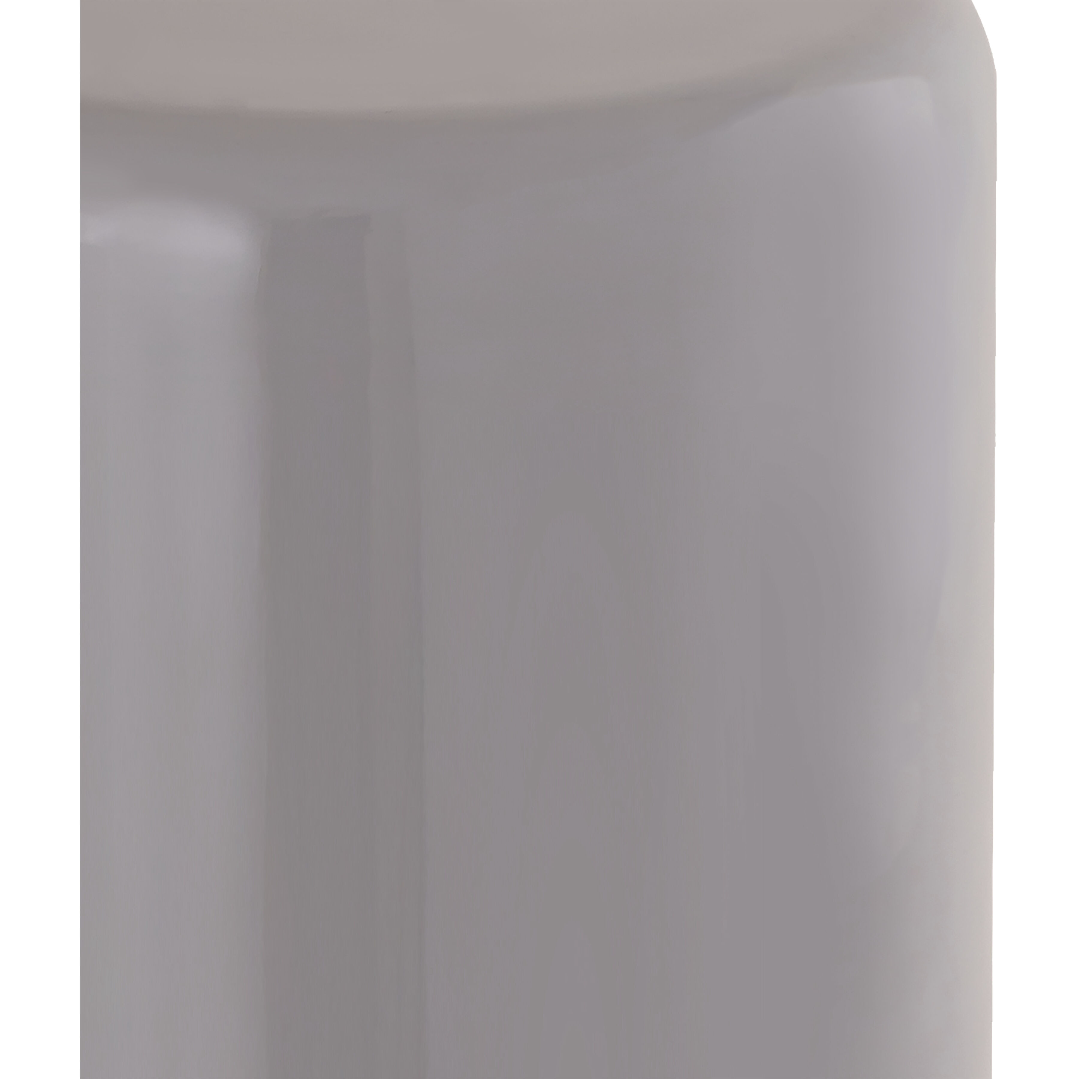 Genesis 18.5 X 12 inch Gray Enamel with Gold Accent Table