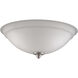myFanimation 3 Light Incandescent Brushed Nickel Fan Light