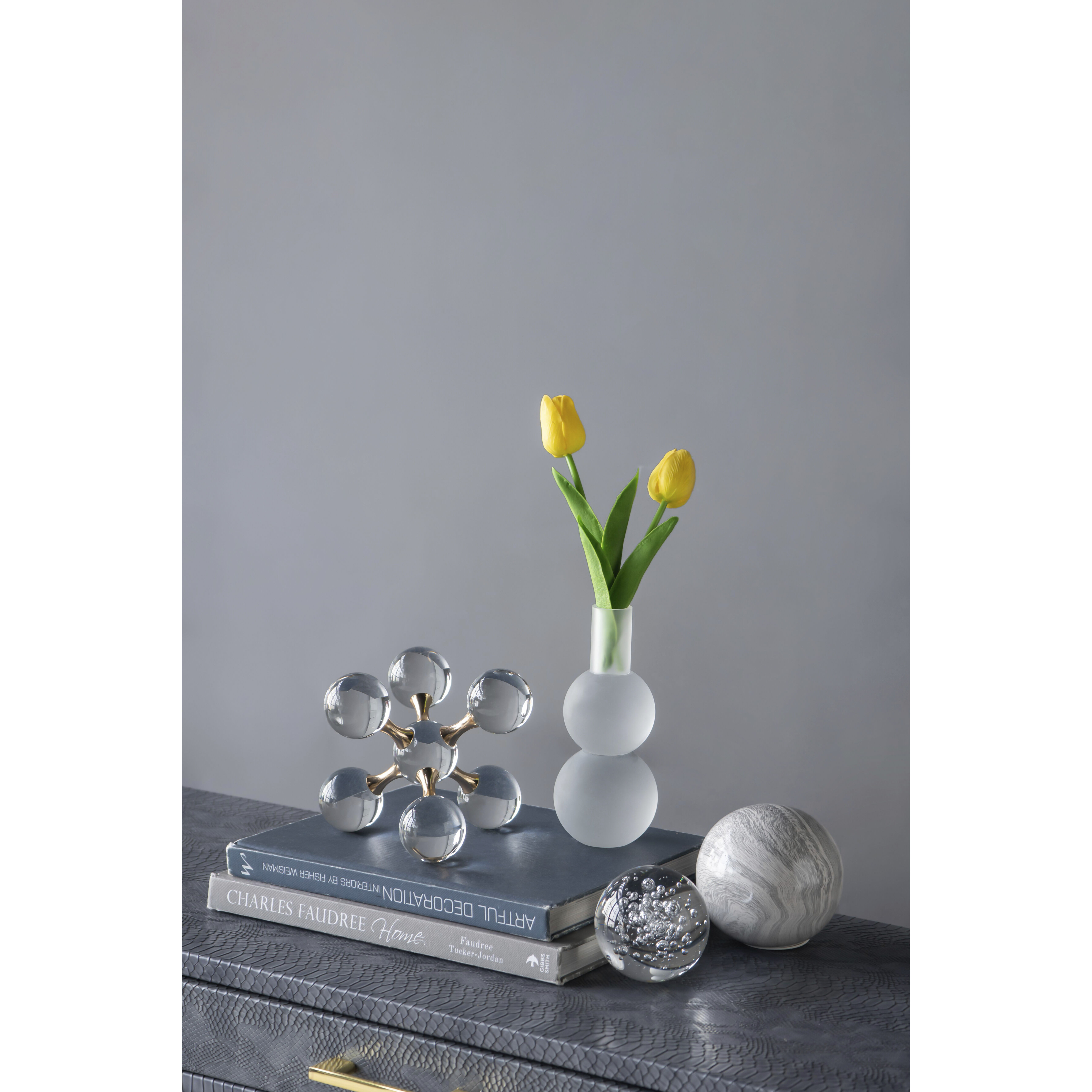 Molecular Clear/Gold Décor