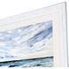 Waterside Blue and Beige and White Framed Art