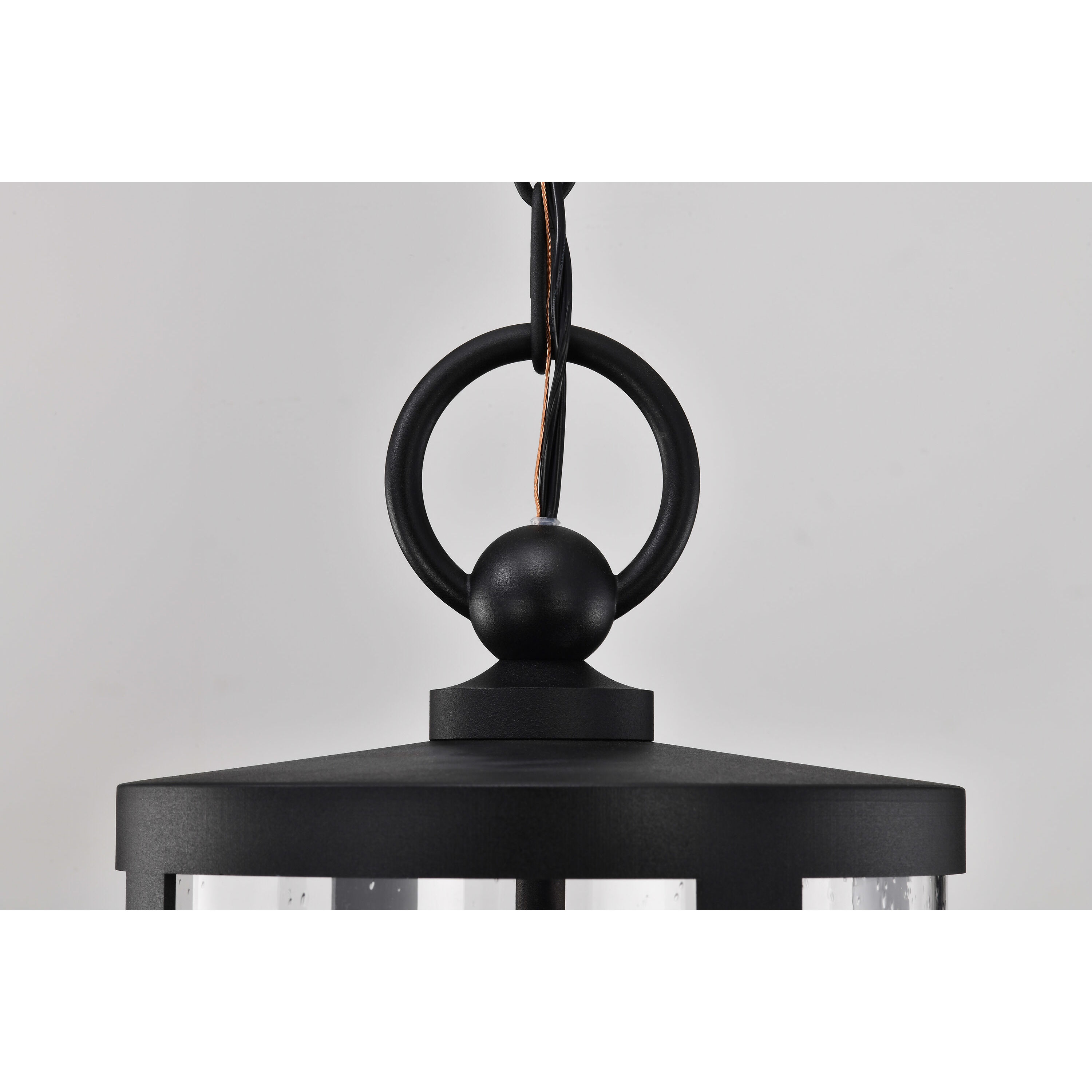 Broadstone 2 Light 8.63 inch Matte Black Outdoor Hanging Light