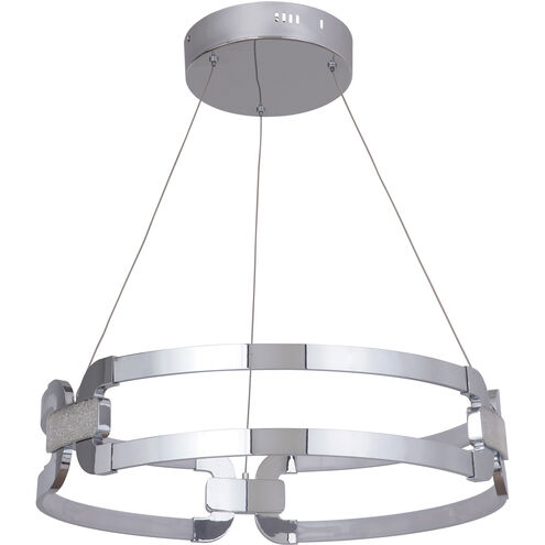 Amulet LED 24 inch Chrome Pendant Ceiling Light