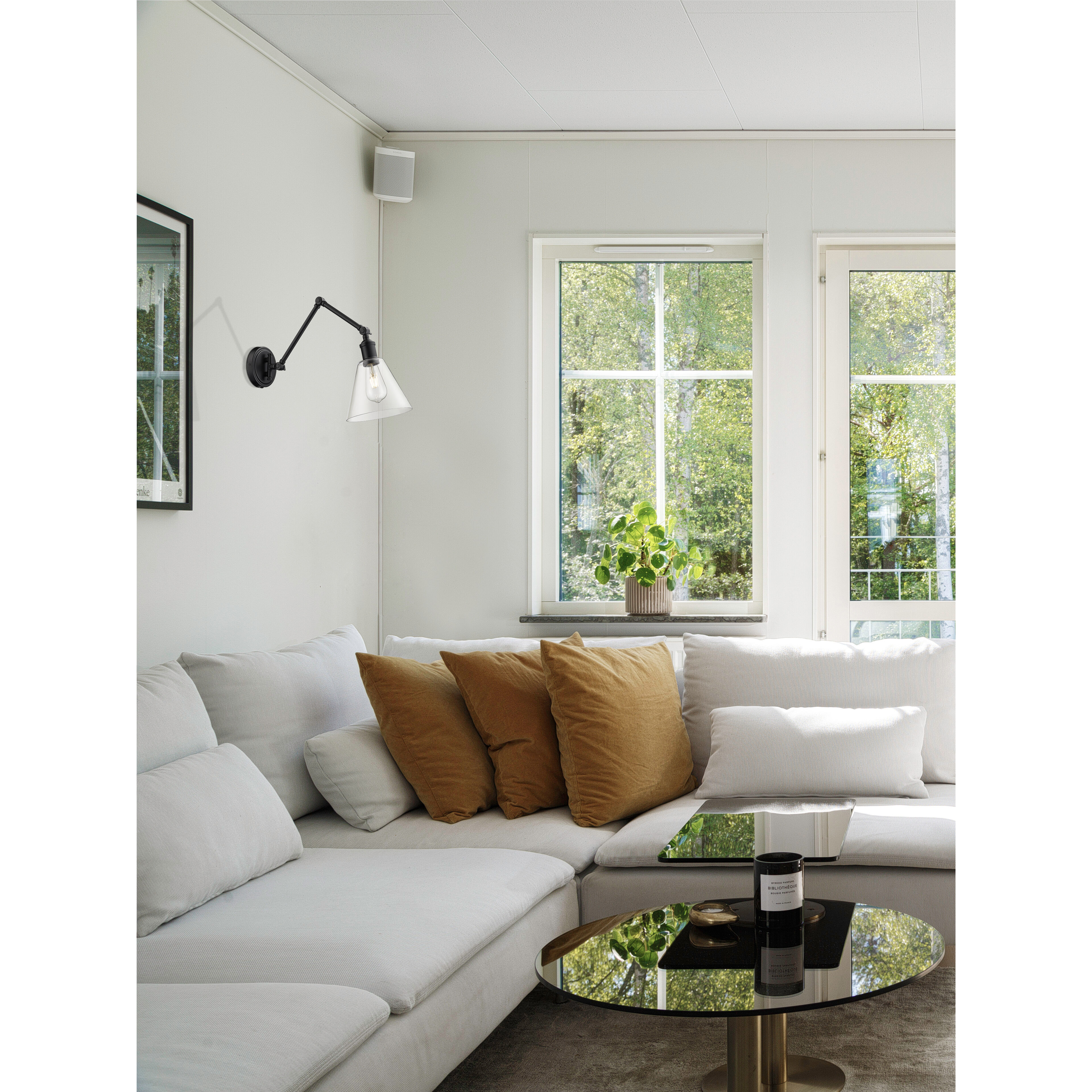 Gayson 1 Light 7.75 inch Matte Black Wall Sconce Wall Light