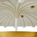 Camella 3 Light Ivory Flush Mount Ceiling Light