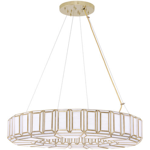 Belmont 12 Light 37 inch Brass Chandelier Ceiling Light