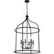 Brookstone 6 Light 26 inch Matte Black Pendant Ceiling Light