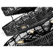 Ophelia LED 30 inch Black Chandelier Ceiling Light, Multi Tier