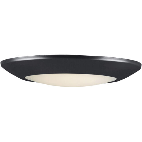 Diverse LED 9.25 inch Black Flush Mount Ceiling Light