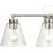 East Point 3 Light 24 inch Polished Chrome Vanity Light Wall Light
