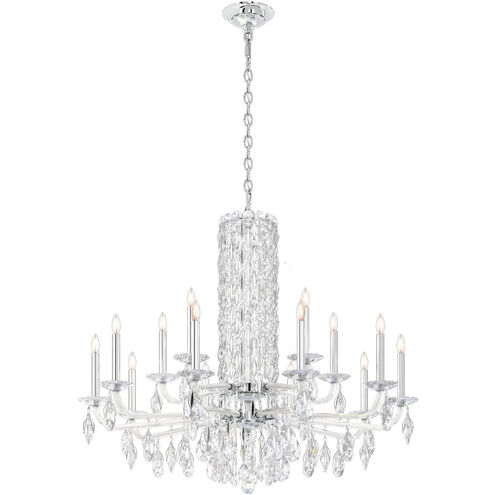 Siena 15 Light 41 inch Polished Stainless Steel Chandelier Ceiling Light in Heritage, No Spikes