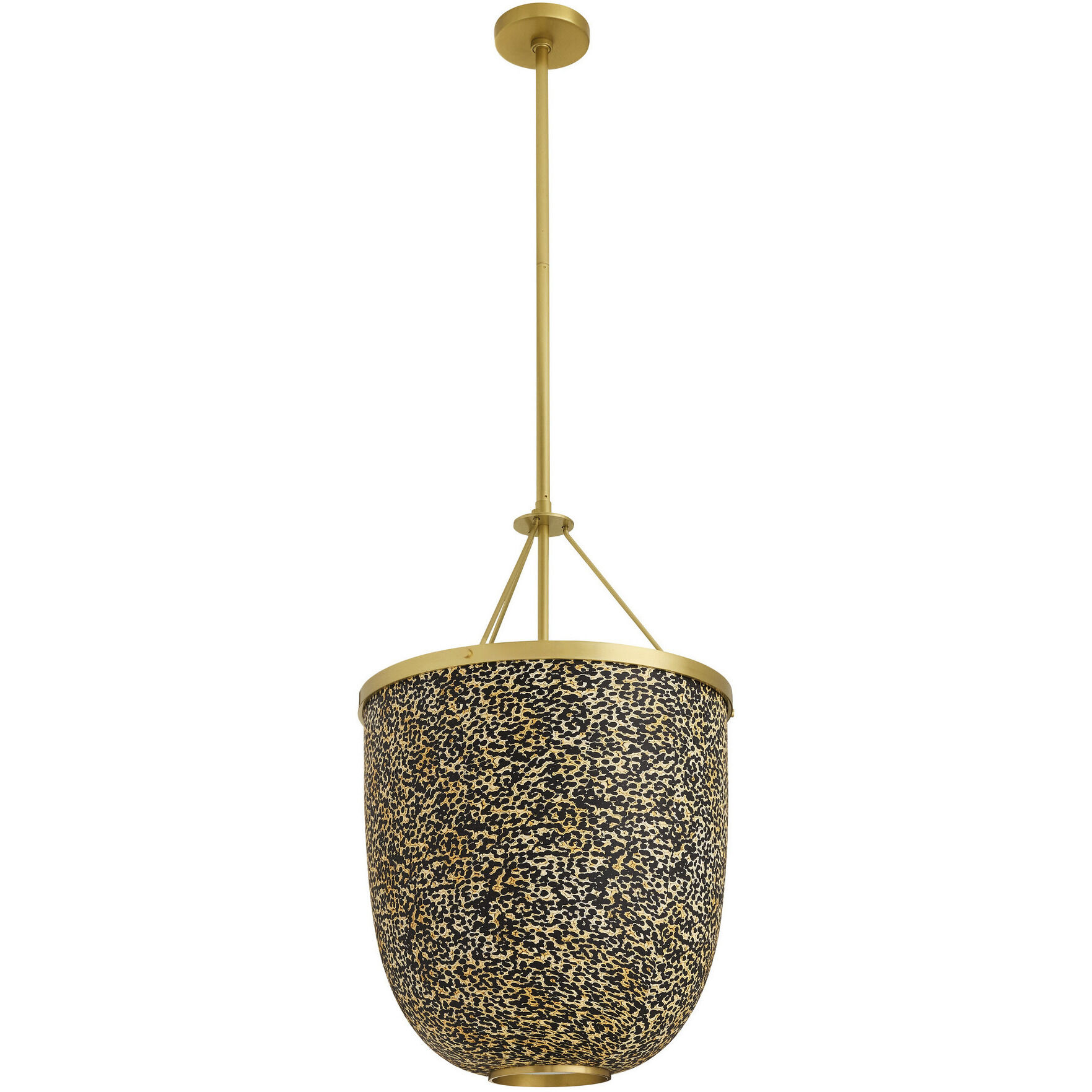 Lysandra 1 Light 16 inch Antique Brass Pendant Ceiling Light