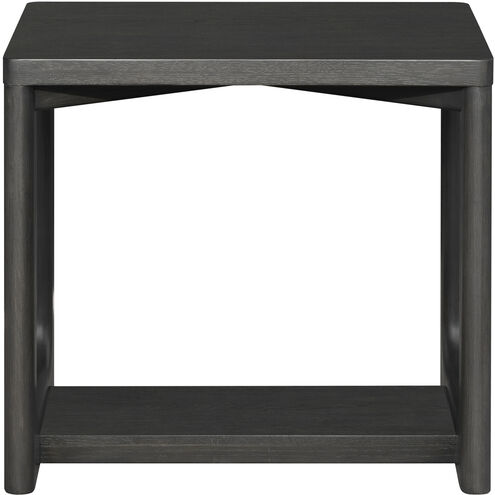Callister 24 X 22 inch Charcoal End Table