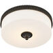 Bryce LED 16.25 inch Oil Rubbed Bronze Flush Mount Ceiling Light, Barry Goralnick Collection