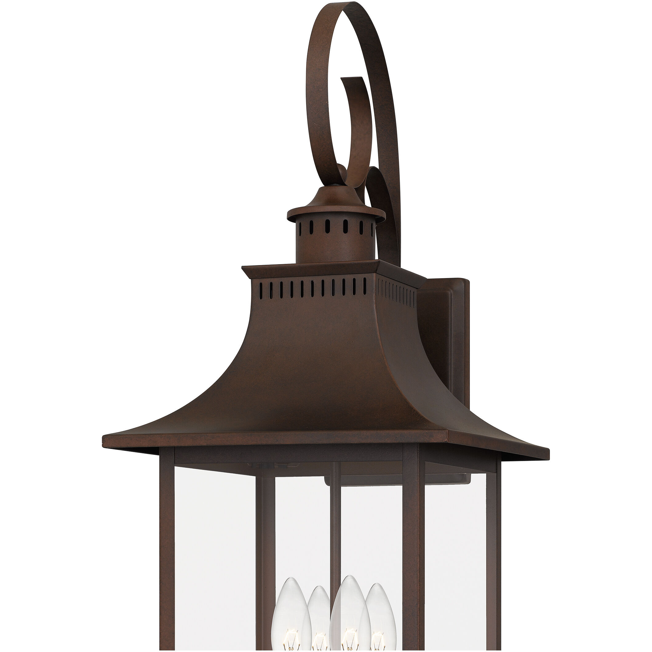 Chancellor 4 Light 28 inch Copper Bronze Outdoor Wall Lantern