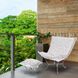 Syros Fog Outdoor Puff Chair Cover & Cushion