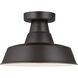 Sean Lavin Barn Light 1 Light 12 inch Antique Bronze Outdoor Flush Mount