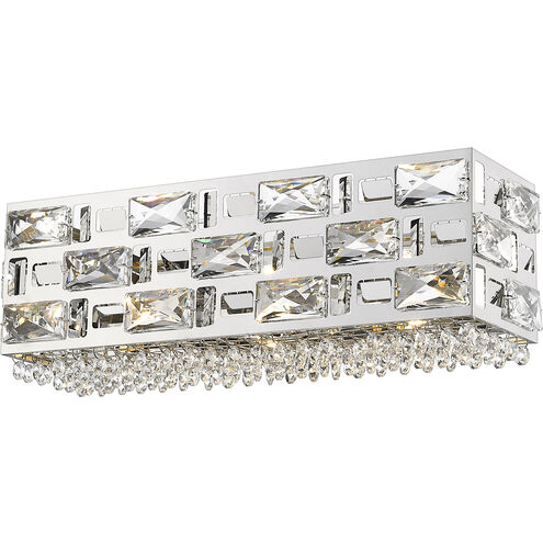 Aludra 3 Light 16.25 inch Chrome Vanity Wall Light in G9