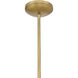 Purelight 1 Light 16.25 inch Legacy Brass Pendant Ceiling Light
