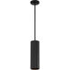 Pilson LED 5 inch Matte Black Pendant Ceiling Light 