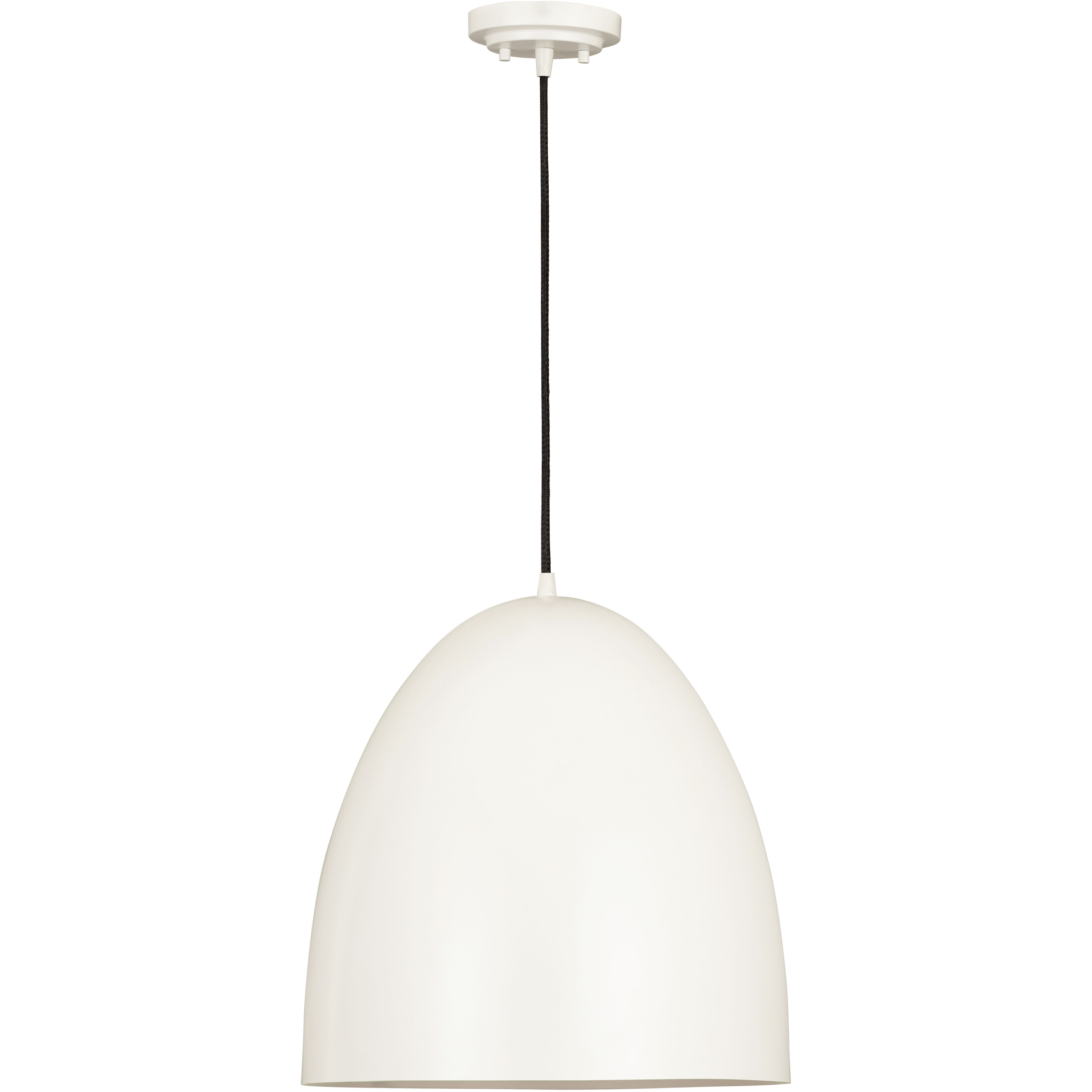 Z-Studio 3 Light 19 inch Satin White Pendant Ceiling Light in Matte White