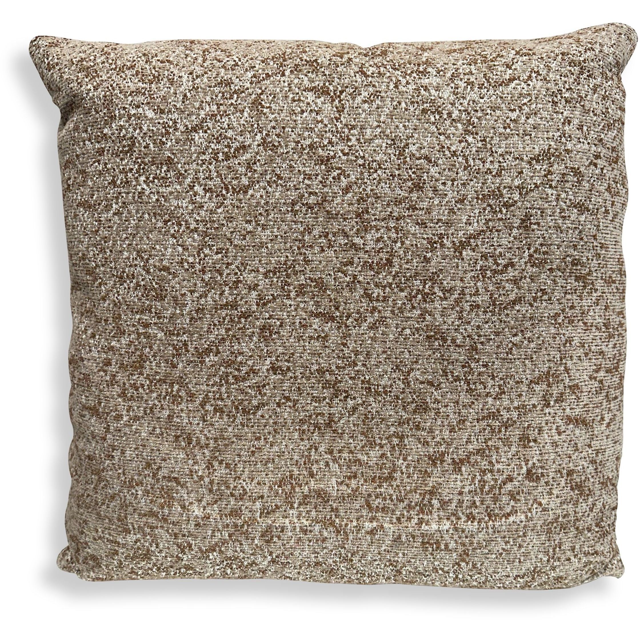 Alternative 20 inch Taupe and Amber and Cream Outdoor Pillow